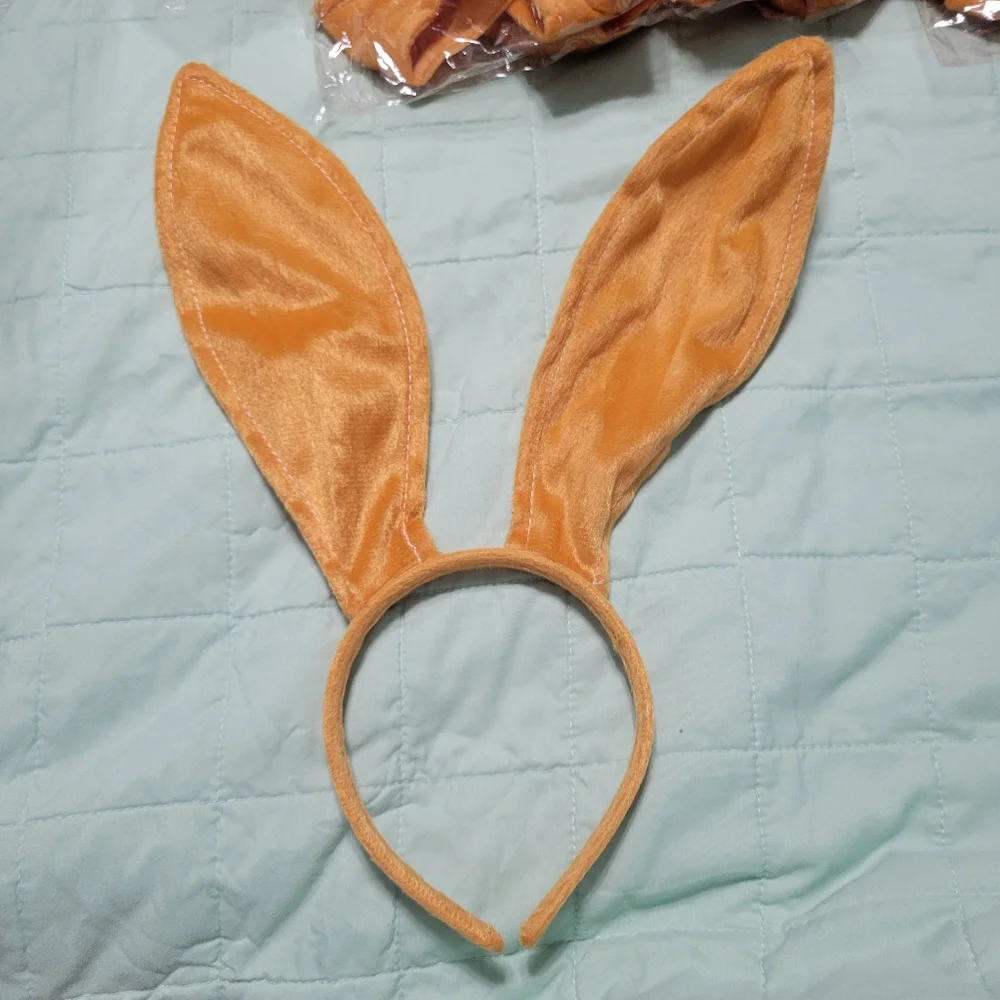 Set of 10 NEW Bunny Rabbit Ears Headband Costume Easter Bunny BONUS Easter Book